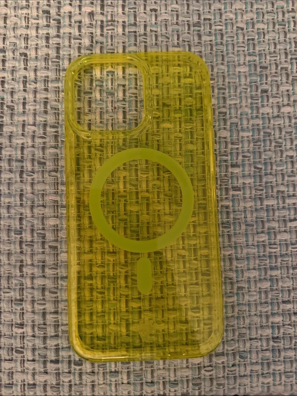 Transparent Yellow MagSafe-Compatible Phone 16 pro max Case